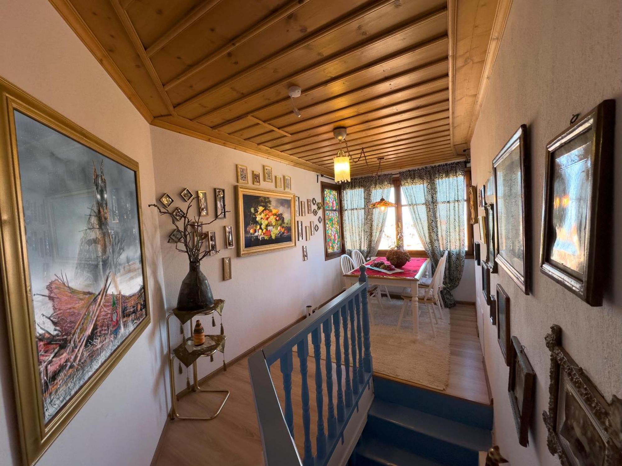 Вилла Renovated Old Manor House With Yard Арнея Экстерьер фото